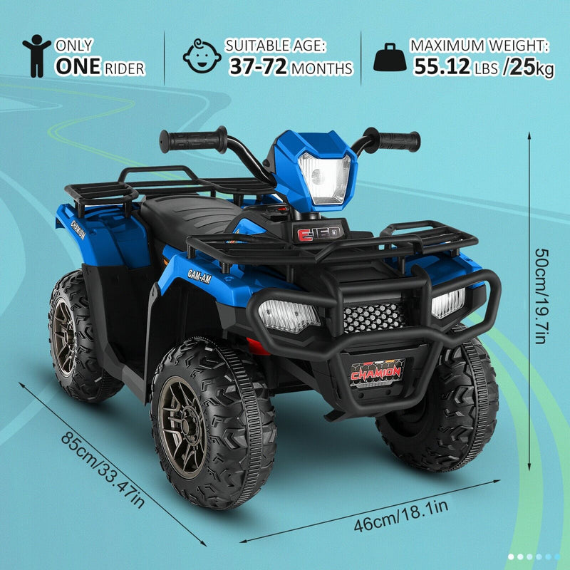 Load image into Gallery viewer, 12V Electric ATV Ride-On Toy Car with USB/MP3 for Kids Ages 3-6
