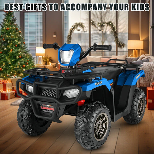 12V Electric ATV Ride-On Toy Car with USB/MP3 for Kids Ages 3-6