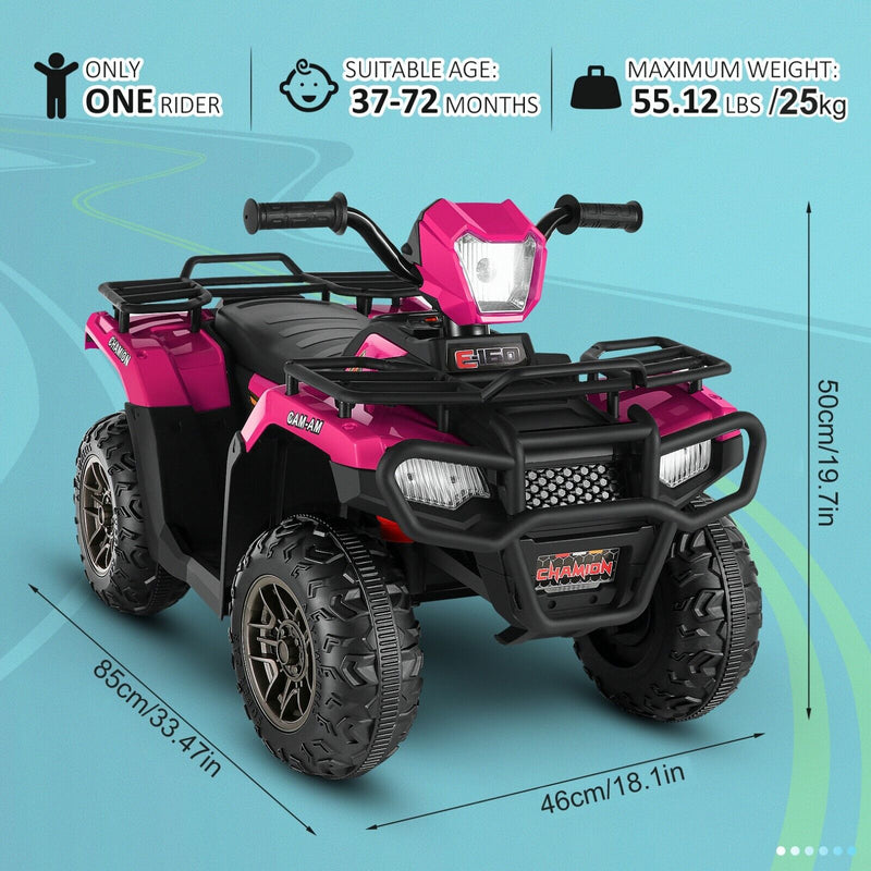 Load image into Gallery viewer, 12V Electric ATV Ride-On Toy Car with USB/MP3 for Kids Ages 3-6

