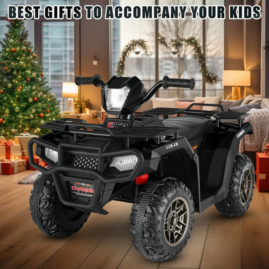12V Electric ATV Ride-On Toy Car with USB/MP3 for Kids Ages 3-6