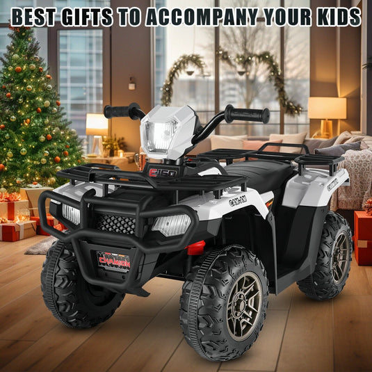 12V Electric ATV Ride-On Toy Car with USB/MP3 for Kids Ages 3-6