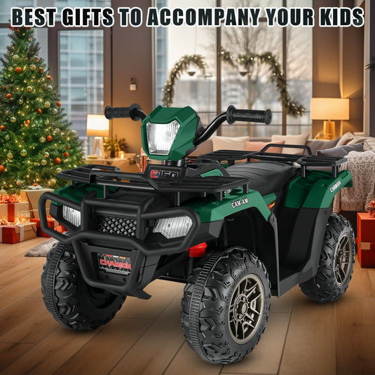 12V Electric ATV Ride-On Toy Car with USB/MP3 for Kids Ages 3-6