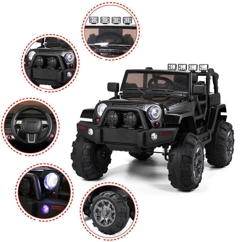 Load image into Gallery viewer, 12V Electric Battery Powered Kids Ride-On Truck with Remote Control - Suitable for Ages 3-8
