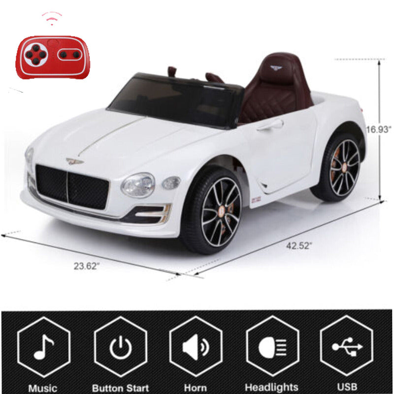 Load image into Gallery viewer, 12V Electric Bentley Style Kid Ride On Car with Remote Control and LED Lights
