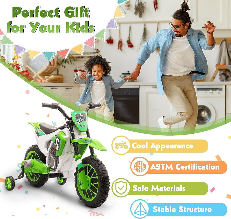 Load image into Gallery viewer, 12V Electric Dirt Bike Ride-On Toy for Kids - Battery Powered Motorbike
