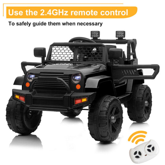 12V Electric Dual Drive Kids Ride On Car Jeep with Remote Control - Perfect Gift for Children
