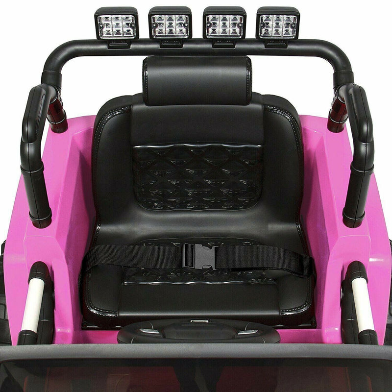 Load image into Gallery viewer, 12V Electric Jeep Ride-On Toy with Remote Control and Lights for Toddlers
