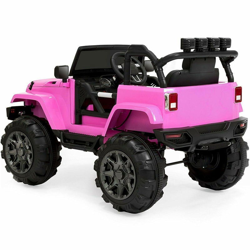 Load image into Gallery viewer, 12V Electric Jeep Ride-On Toy with Remote Control and Lights for Toddlers
