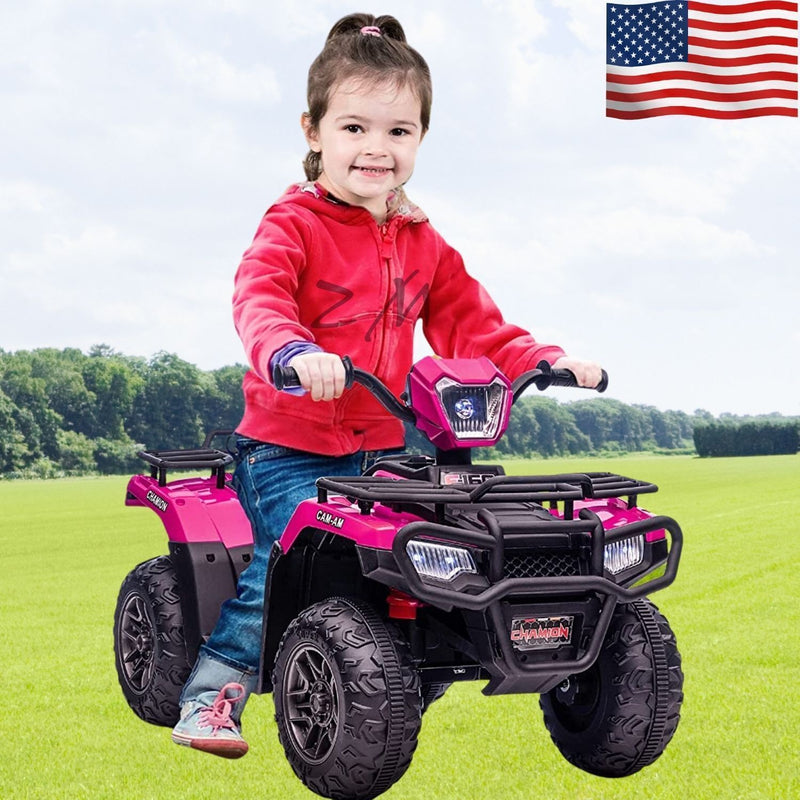 Load image into Gallery viewer, 12V Electric Kids ATV Quad Car Truck in Black - Suitable for Ages 3-6 Years
