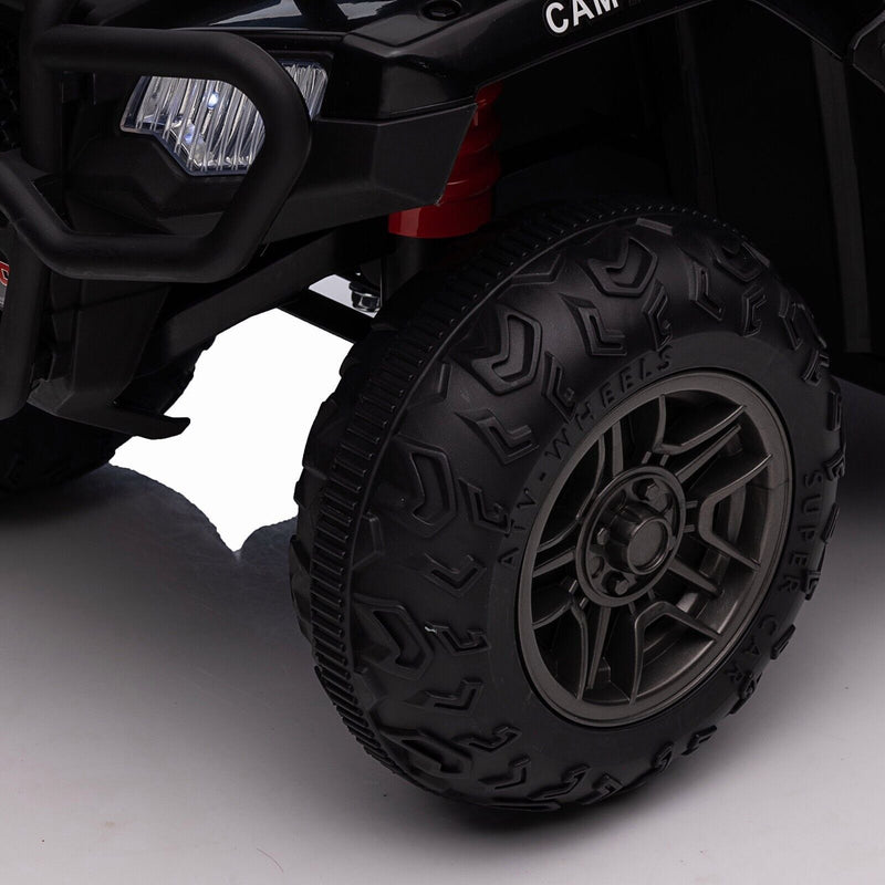 Load image into Gallery viewer, 12V Electric Kids ATV Quad Car Truck in Black - Suitable for Ages 3-6 Years
