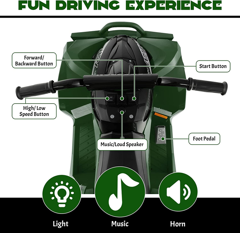 Load image into Gallery viewer, 12V Electric Kids ATV with High/Low Speed and Treaded Tires
