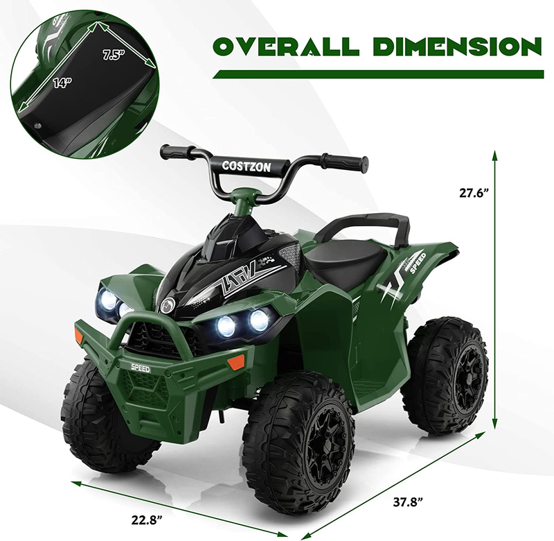Load image into Gallery viewer, 12V Electric Kids ATV with High/Low Speed and Treaded Tires
