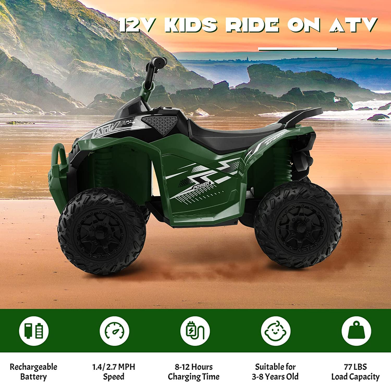 Load image into Gallery viewer, 12V Electric Kids ATV with High/Low Speed and Treaded Tires

