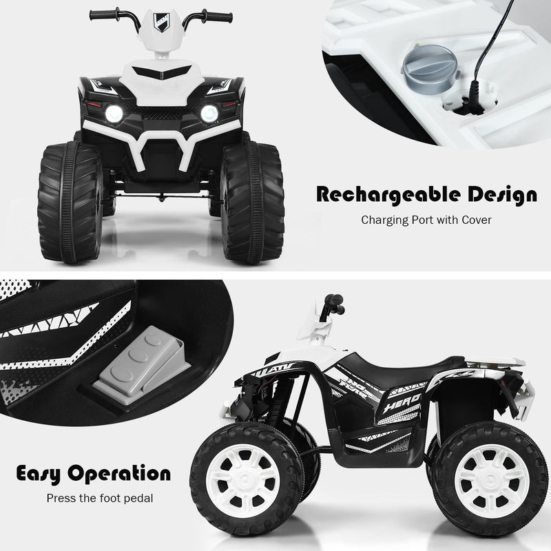 Load image into Gallery viewer, 12V Electric Kids Quad ATV Ride On Car with LED Lights - The Perfect Ride for Your Little One!

