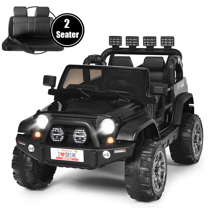 Load image into Gallery viewer, 12V Electric Kids Ride On Jeep Car with Remote Control - Perfect for Little Adventurers!
