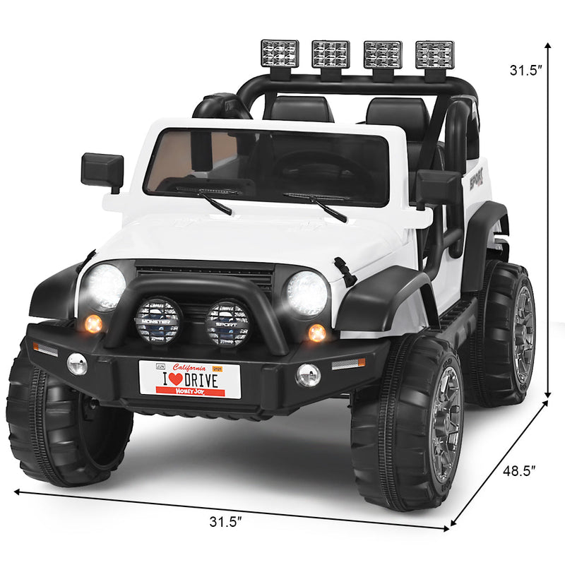 Load image into Gallery viewer, 12V Electric Kids Ride On Jeep Car with Remote Control - Perfect for Little Adventurers!
