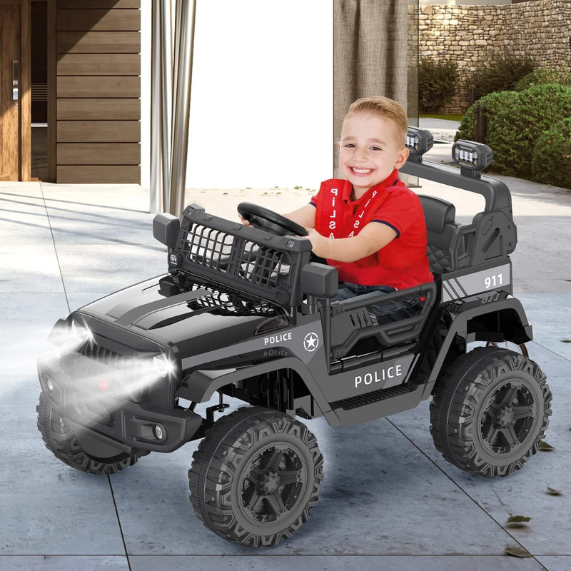 Load image into Gallery viewer, 12V Electric Kids Ride On Jeep with Bluetooth Remote and Safety Belt
