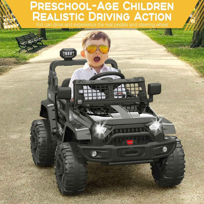 Load image into Gallery viewer, 12V Electric Kids Ride On Jeep with Bluetooth Remote and Safety Belt
