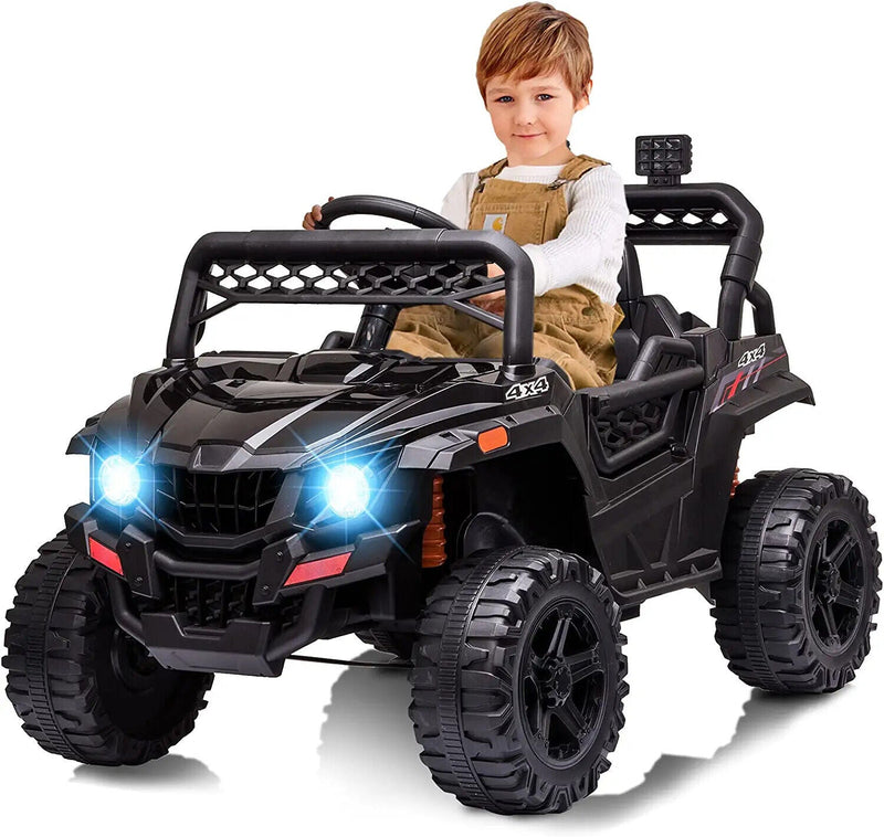 Load image into Gallery viewer, 12V Electric Kids Truck Car with Remote Control, FM/LED Lights - Perfect Xmas Gift!
