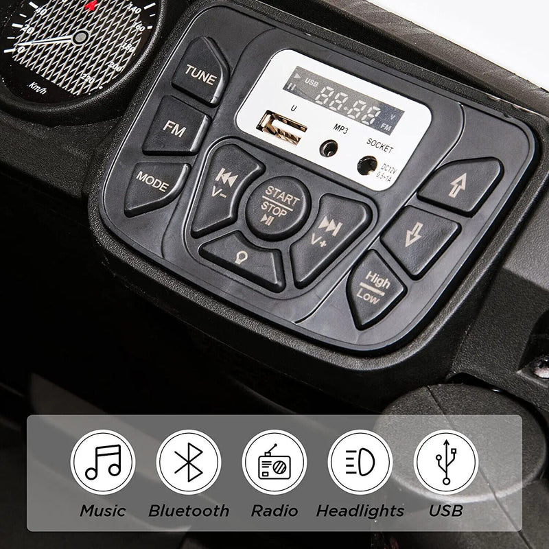 Load image into Gallery viewer, 12V Electric Kids Truck Car with Remote Control, FM/LED Lights - Perfect Xmas Gift!
