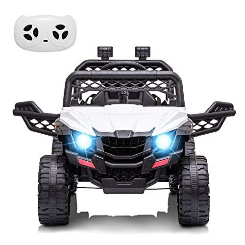 Load image into Gallery viewer, 12V Electric Kids Truck Car with Remote Control, FM/LED Lights - Perfect Xmas Gift!
