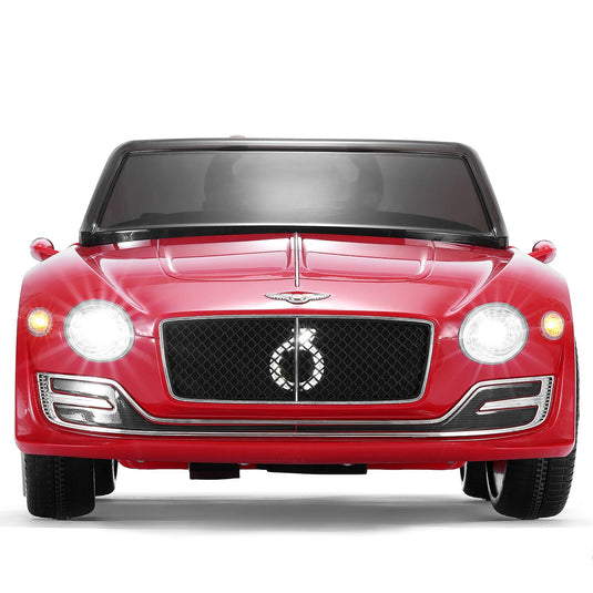 Bentley Style 12V Electric Kids Ride On Car with Remote Control and LED Lights - Perfect Xmas Gift!