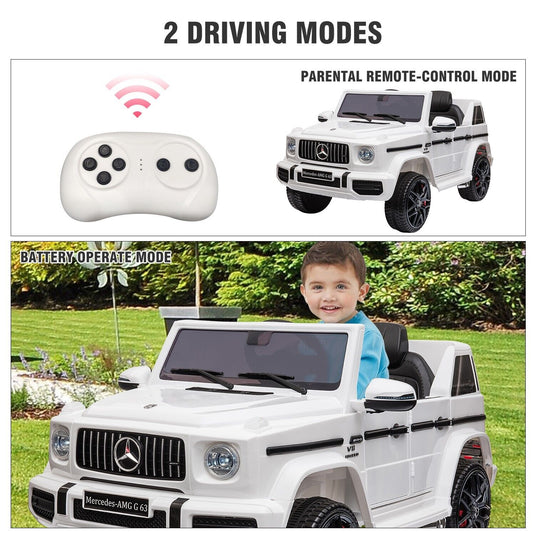 Licensed Mercedes Benz AMG Electric SUV Ride-On Car for Kids with Remote Control - 12V