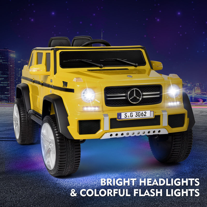 Load image into Gallery viewer, 12V Electric Mercedes Benz Ride On Car for Kids with Lights, Music, and Remote Control
