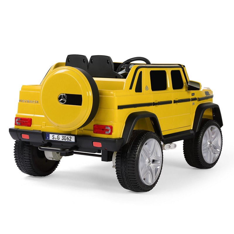 Load image into Gallery viewer, 12V Electric Mercedes Benz Ride On Car for Kids with Lights, Music, and Remote Control
