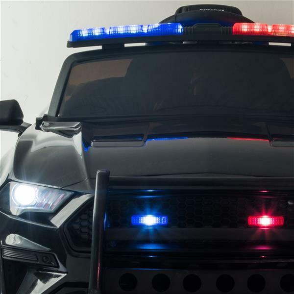 Load image into Gallery viewer, 12V Electric Police Car Truck for Kids with 3 Speeds and Remote Control
