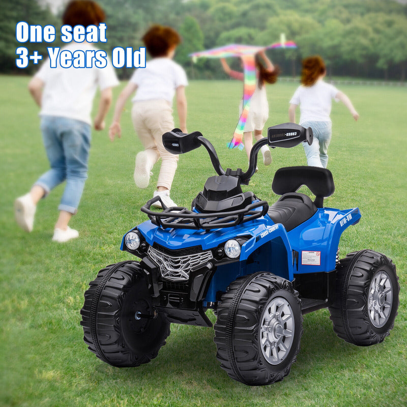 Load image into Gallery viewer, 12V Electric Quad ATV for Kids with Fat Tires - Battery Powered 4-Wheeler Truck
