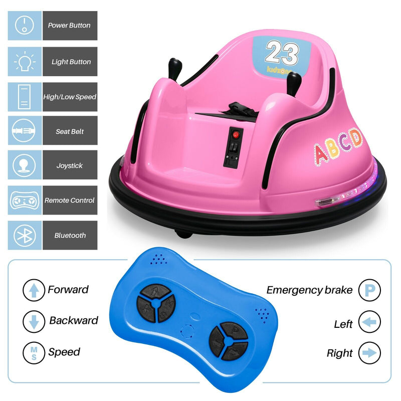 Load image into Gallery viewer, 12V Electric Remote Control Bumper Car Ride-On Toy for Kids - New and Improved Version with Enhanced Safety Features
