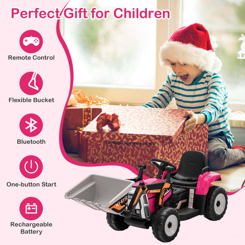 Load image into Gallery viewer, 12V Electric Ride-On Bulldozer for Kids - Perfect for Sand Playtime!

