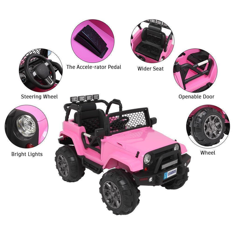 Load image into Gallery viewer, 12V Electric Ride On Car for Kids with 4 Wheels, 3 Speeds, and Remote Control
