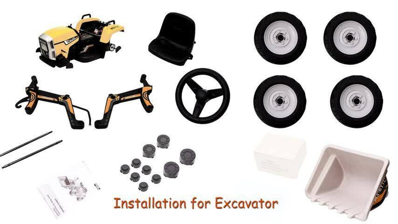 Load image into Gallery viewer, 12V Electric Ride On Car for Kids with Bluetooth Remote and Bucket Control
