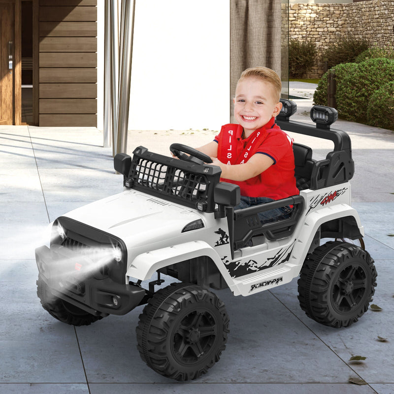 Load image into Gallery viewer, Rev Up the Fun: 12V Electric Truck for Kids with LED Lights and Spring Suspension

