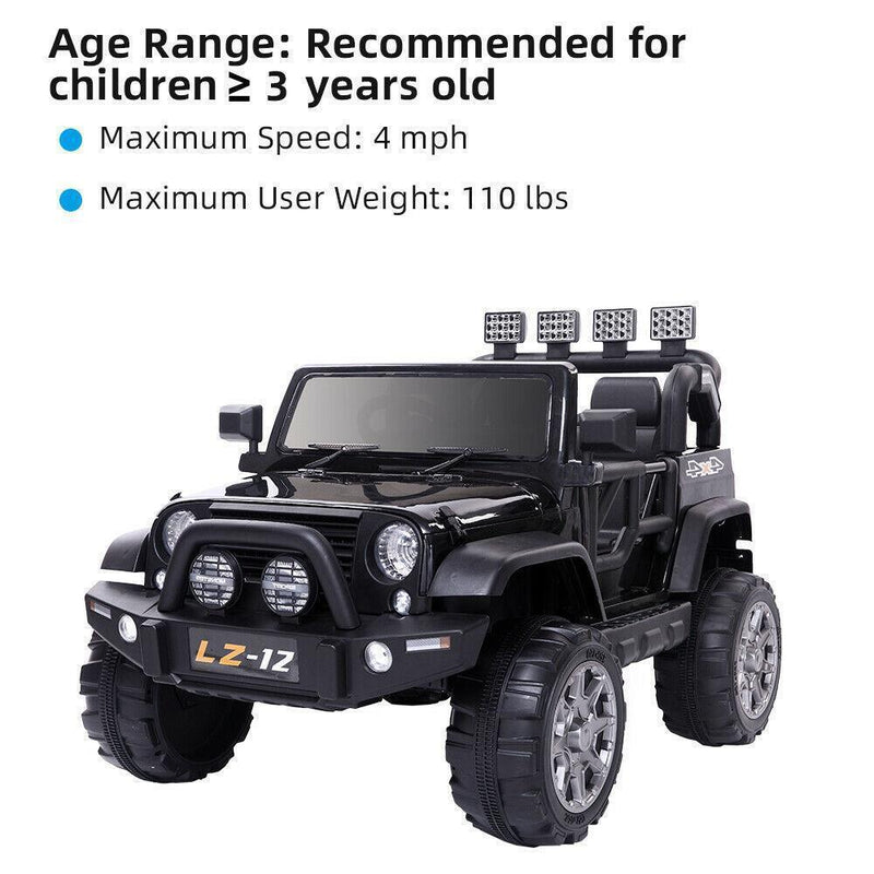 Load image into Gallery viewer, 12V Electric Ride On Car for Kids with Remote Control - 3 Speeds, 4 Wheels, and Exciting Features!
