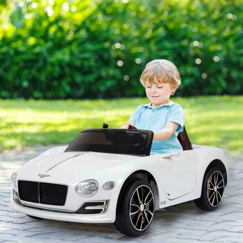 12V Electric Ride-On Car for Kids with Leather Seat - Bentley Style