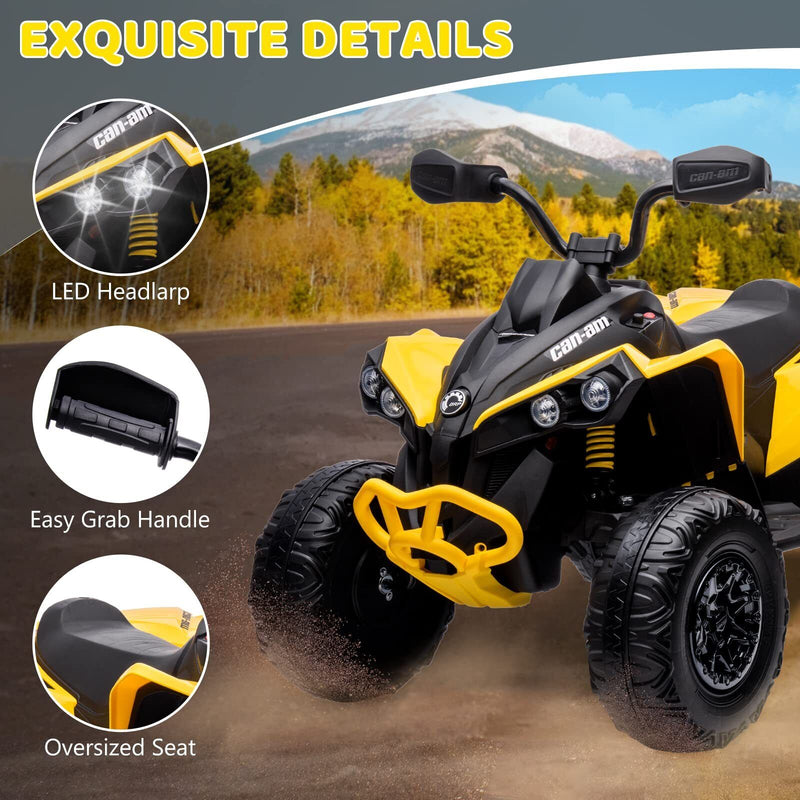 Load image into Gallery viewer, 12V Electric Ride-On Car for Kids with Remote Control, LED Lights, and Music
