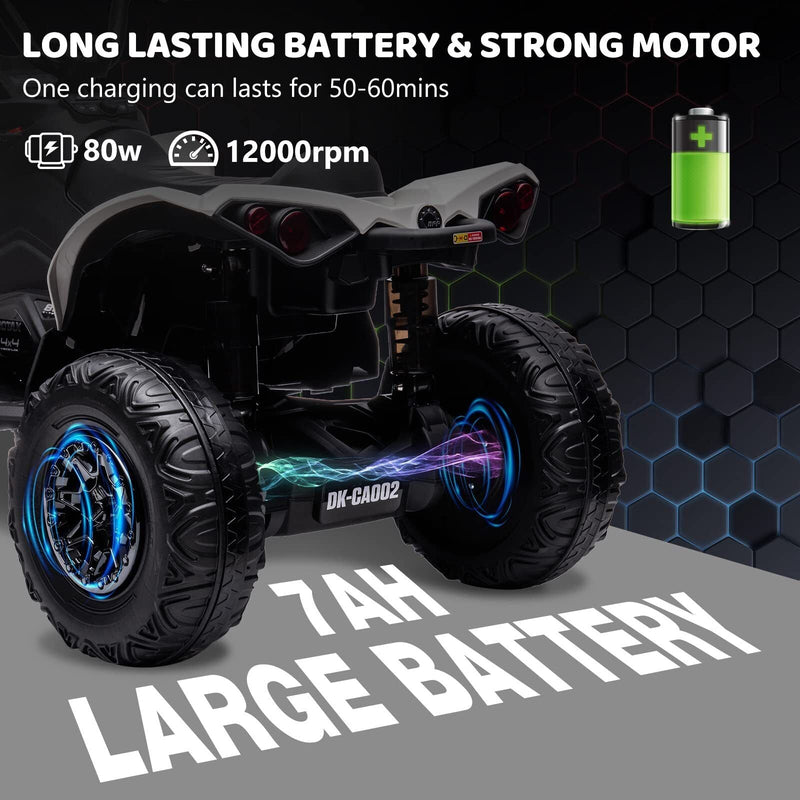 Load image into Gallery viewer, 12V Electric Ride-On Car for Kids with Remote Control, LED Lights, and Music
