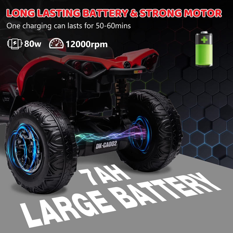 Load image into Gallery viewer, 12V Electric Ride-On Car for Kids with Remote Control, LED Lights, and Music
