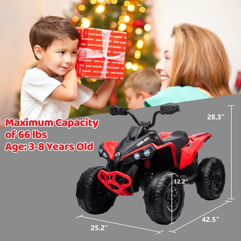 Load image into Gallery viewer, 12V Electric Ride-On Car for Kids with Remote Control, LED Lights, and Music
