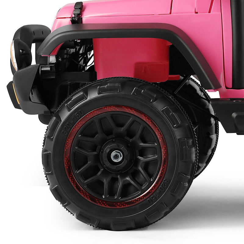 Load image into Gallery viewer, 12V Electric Ride-On Car for Kids with Remote Control, MP3 Player, LED Lights, and Cover
