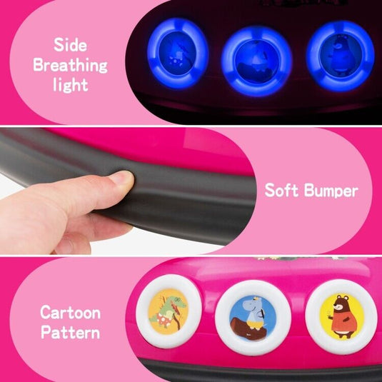 12V Electric Ride On Car for Toddlers with Remote Control and Flashing LED Lights - Perfect Gift for Little Drivers