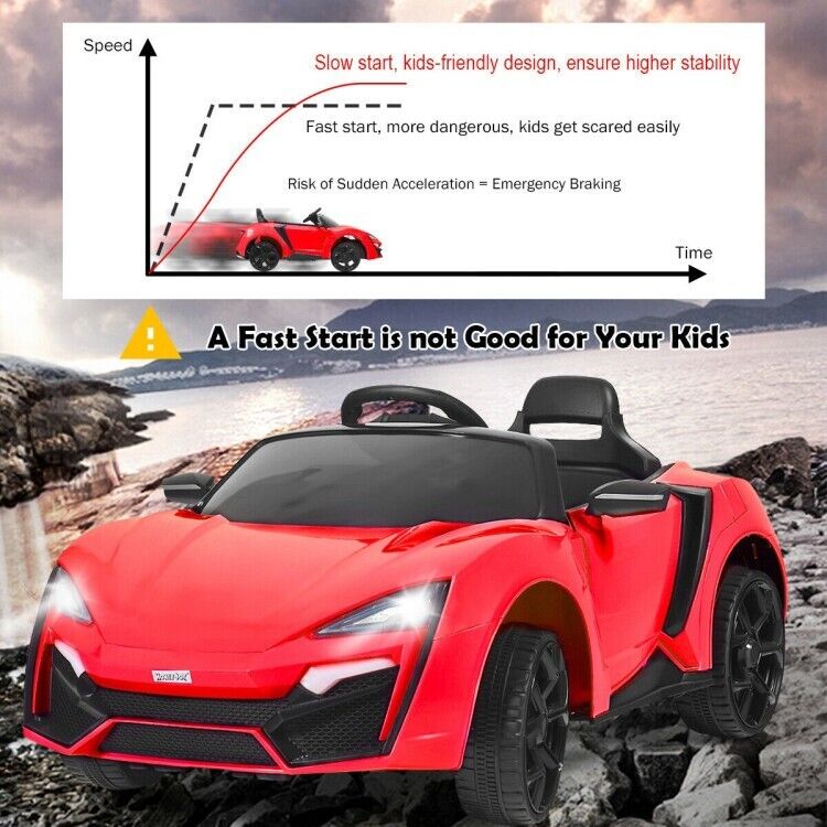 Load image into Gallery viewer, 12V Electric Ride-On Car for Toddlers with Remote Control and Lights
