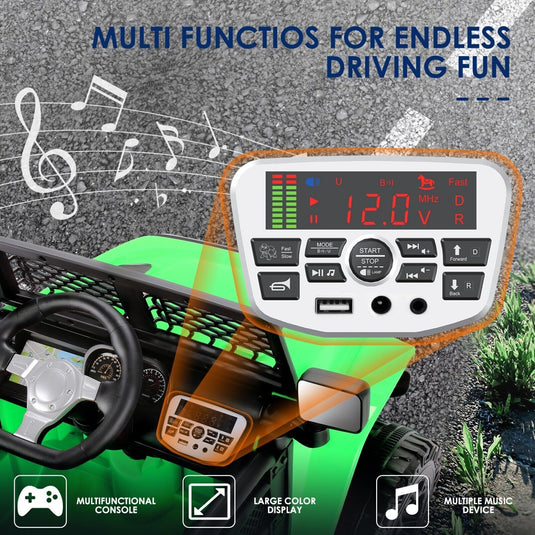 12V Electric Ride-On Car with MP3, Lights, and Remote Control