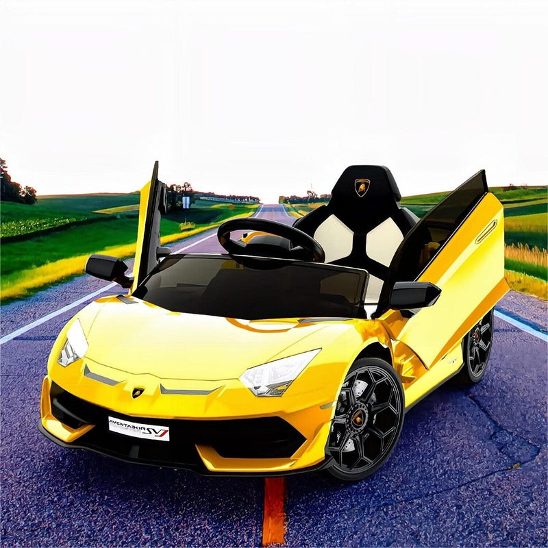 Load image into Gallery viewer, Electric Sports Car for Kids with 2 Speeds and LED Lights - 12V Ride-On Vehicle with Remote Control
