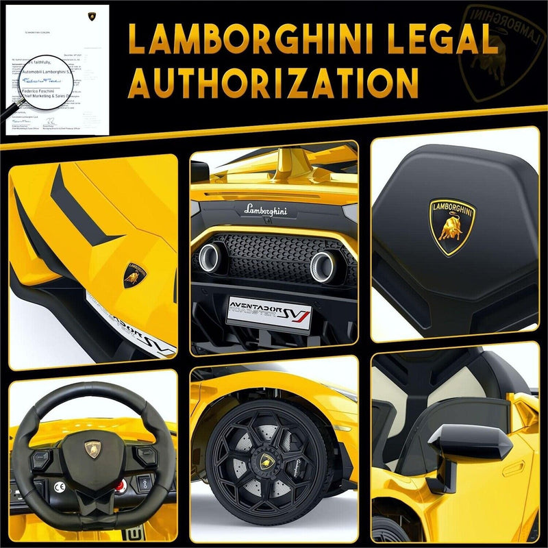 Load image into Gallery viewer, 12V Electric Battery Powered Sports Car for Kids with Remote Control - Yellow
