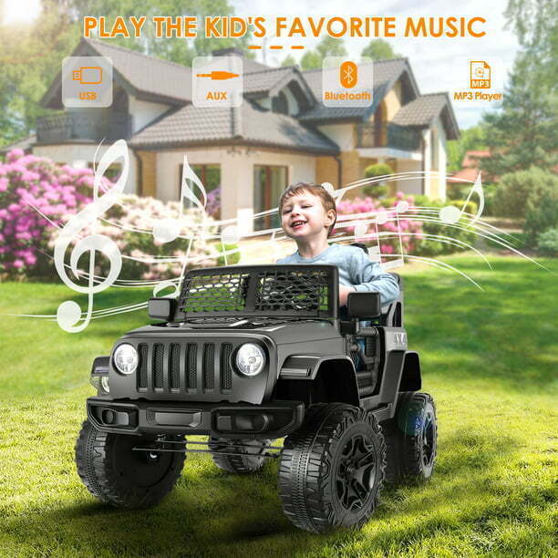 Load image into Gallery viewer, 3-Speed Electric Kids Ride On Car with Remote Control, USB Port, and LED Lights
