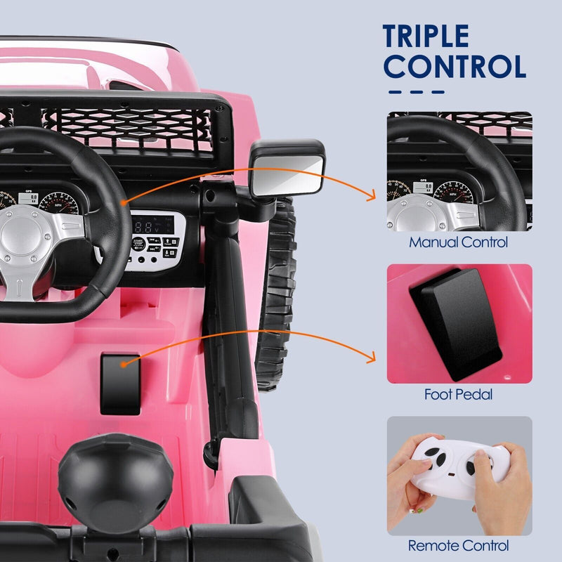 Load image into Gallery viewer, 3-Speed Electric Kids Ride On Car with Remote Control, USB Port, and LED Lights
